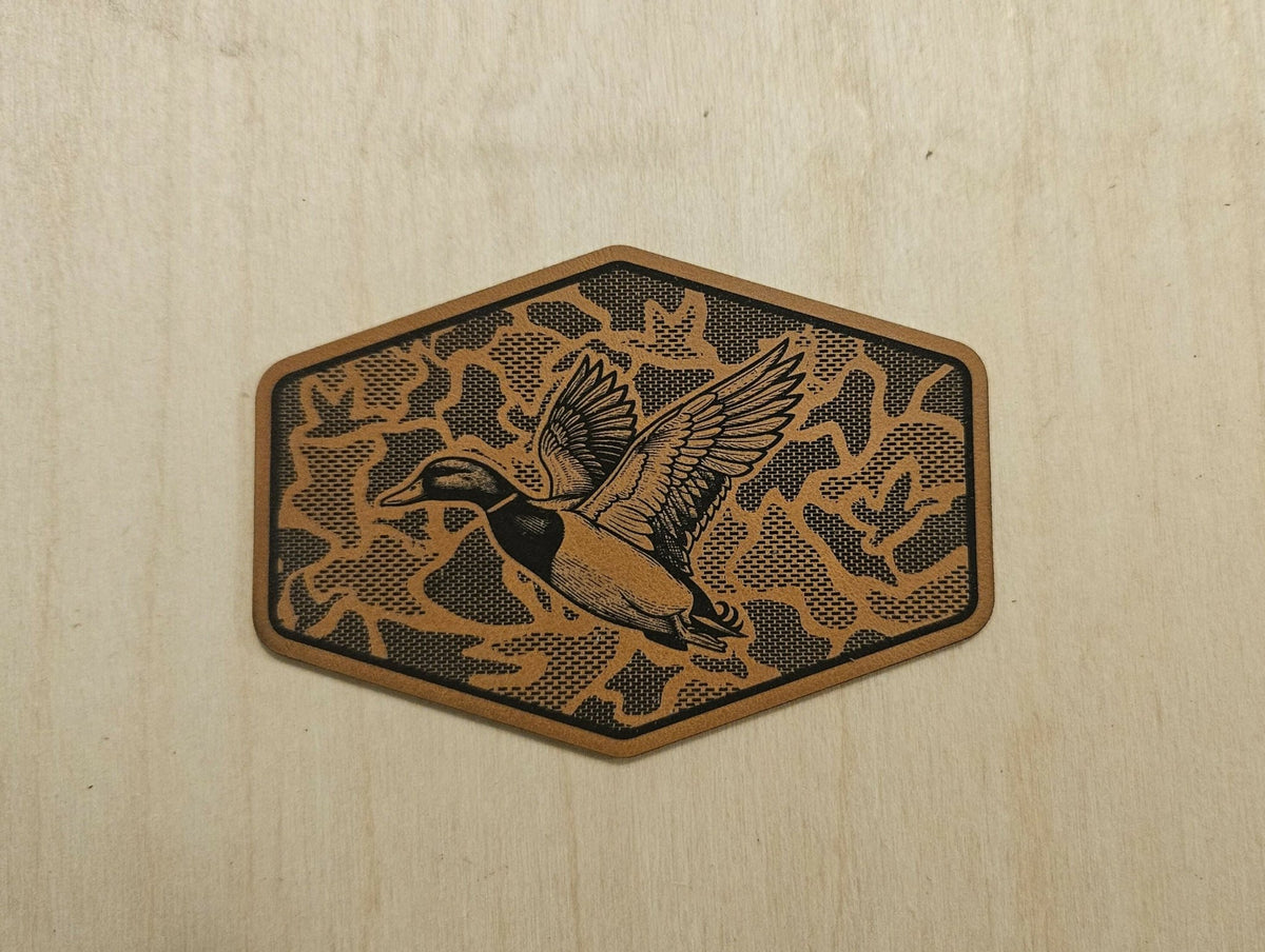 Camo Duck Hunting SVG - Laser Engraving File for Hat Patches – Lone ...