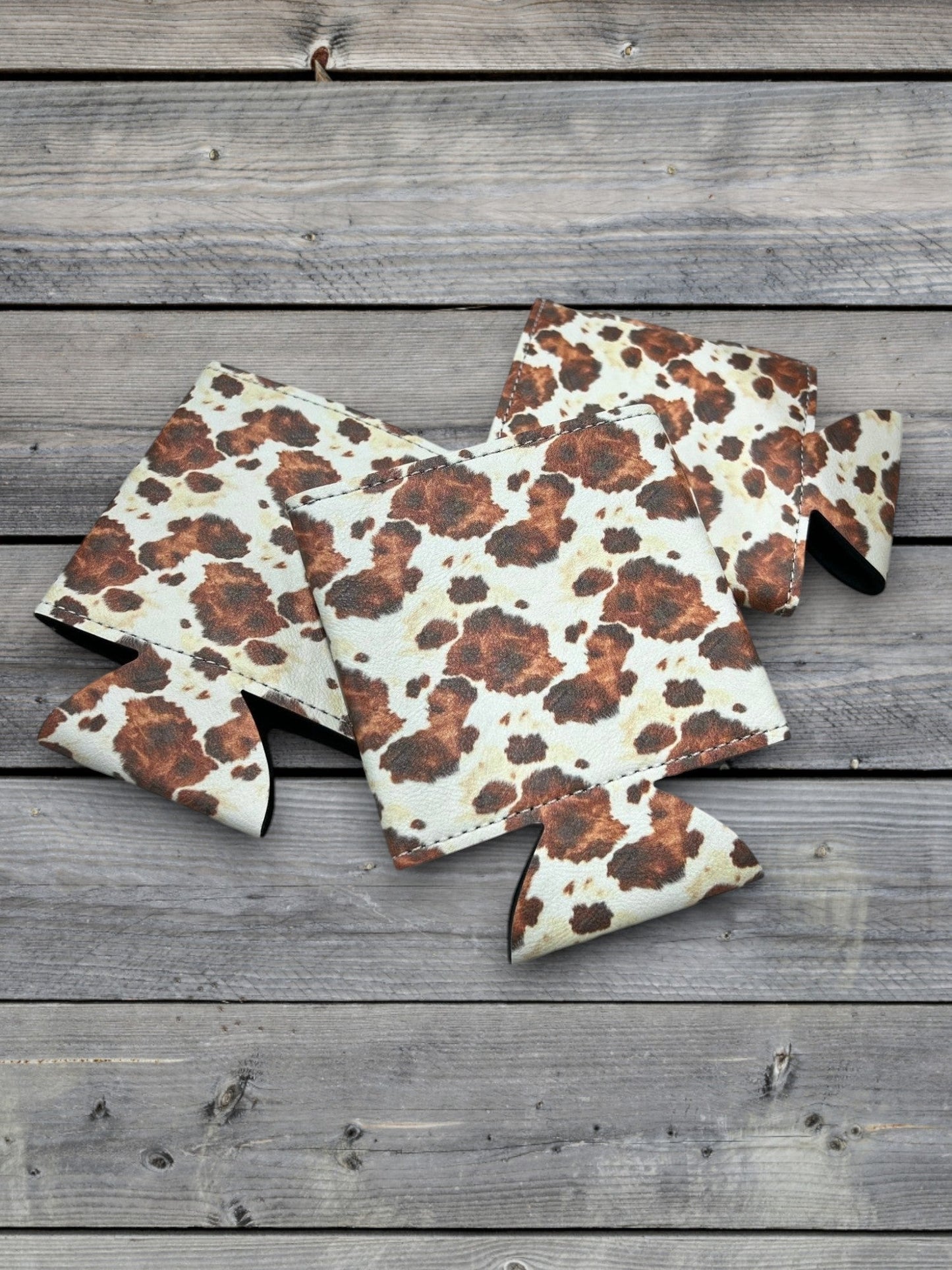 Can Dusters: Cowhide / Black Leatherette (5 pack) - #LoneStar Adhesive#