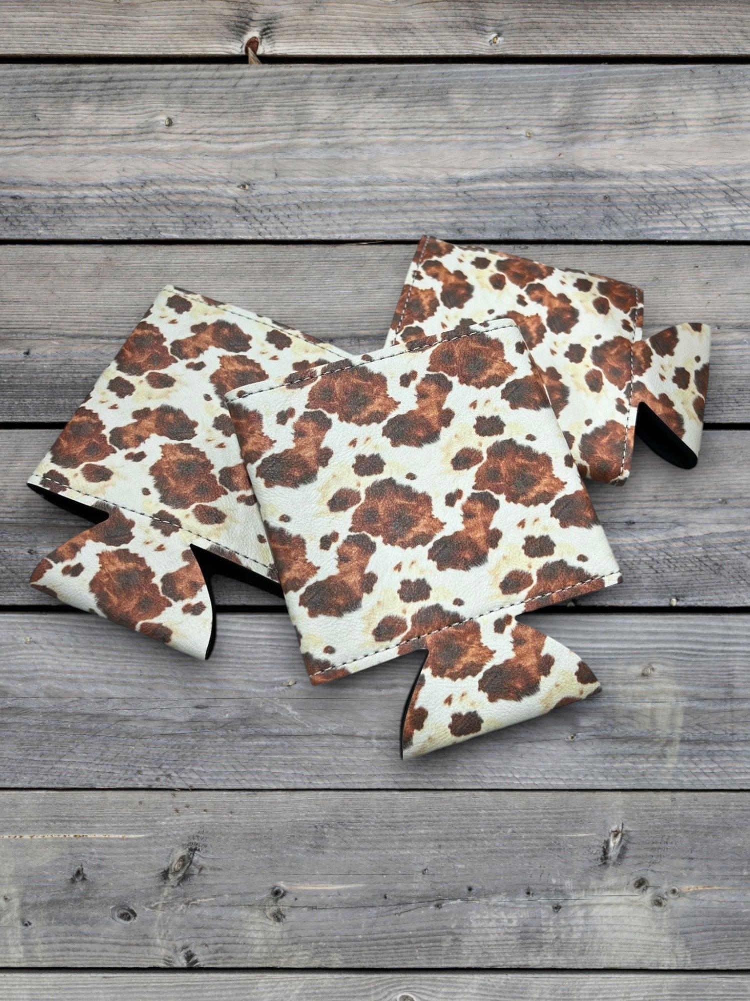 Can Dusters: Cowhide / Black Leatherette (5 pack) - #LoneStar Adhesive#