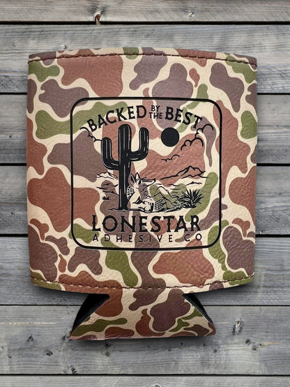 Can Dusters: Fowl Play Camo / Black Leatherette (5 pack) - #LoneStar Adhesive#