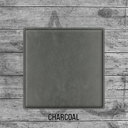 Coasters (6pk of 4" Square): Heritage Collection Premium Leatherette®