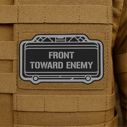 Claymore Mine “Front Toward Enemy” Engraved Morale Patch – 1.8” x 3” Hook & Loop Tactical Patch | Made in USA - LoneStar Adhesive