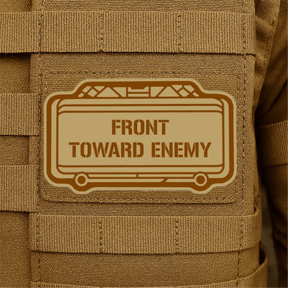 Claymore Mine “Front Toward Enemy” Engraved Morale Patch – 1.8” x 3” Hook & Loop Tactical Patch | Made in USA - LoneStar Adhesive