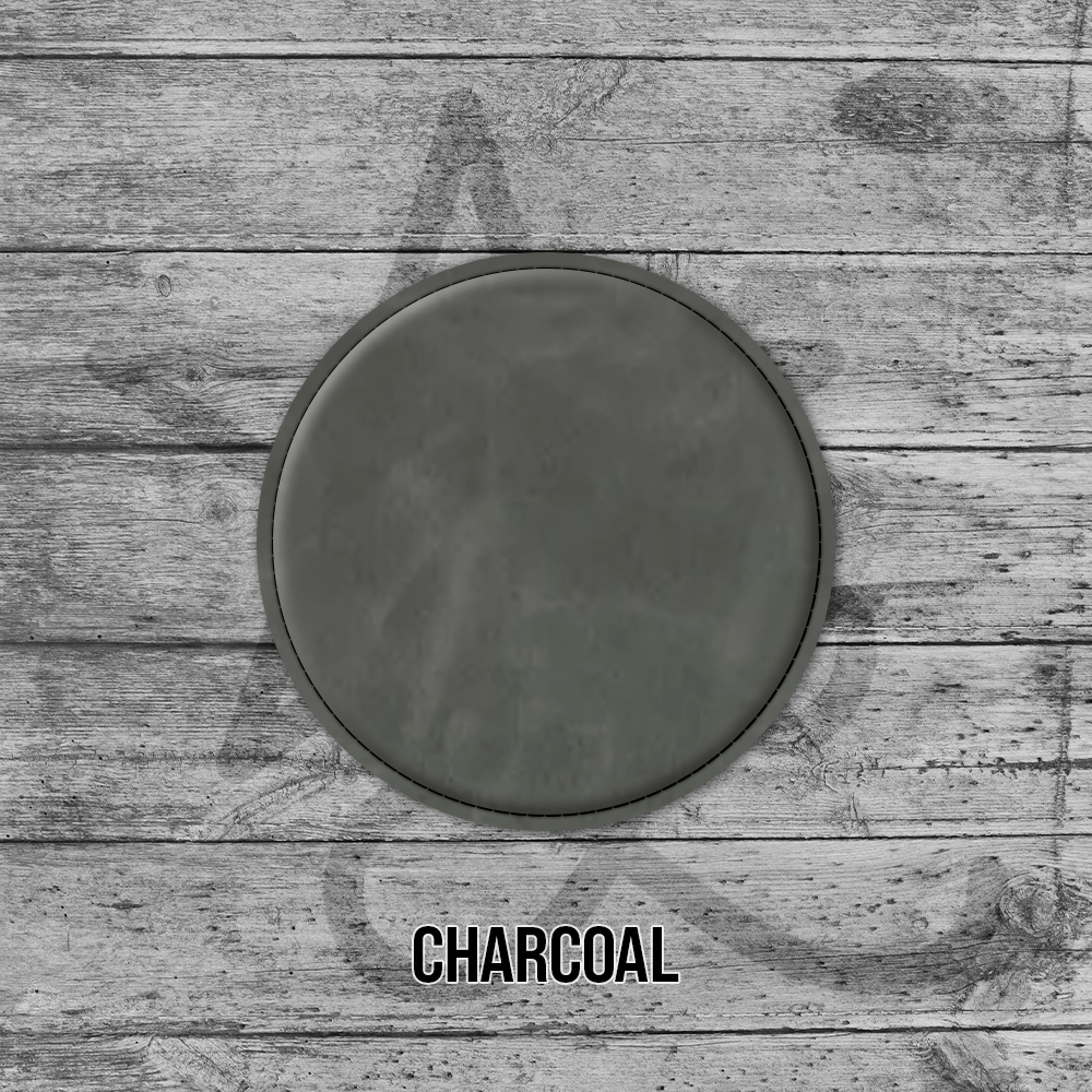 Coasters (6pk of 4" Circle): Heritage Collection Premium Leatherette® - LoneStar Adhesive