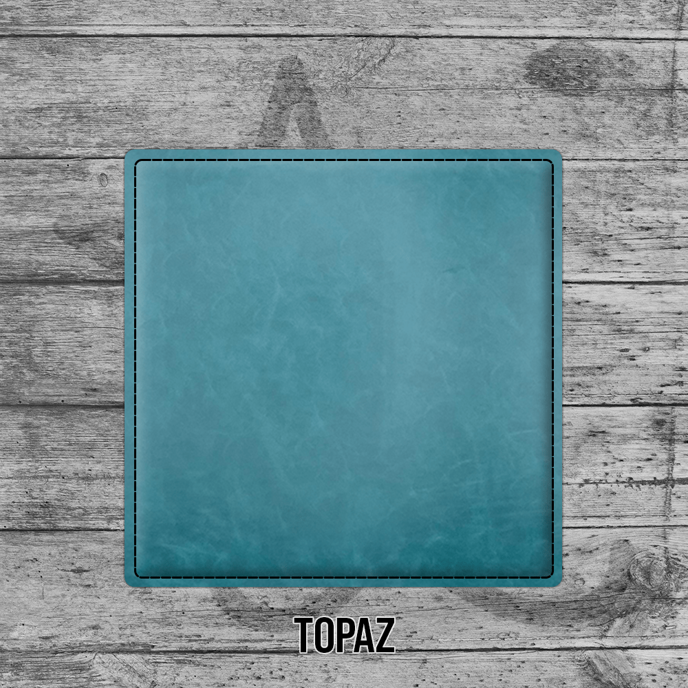 Coasters (6pk of 4" Square): Heritage Collection Premium Leatherette® - LoneStar Adhesive