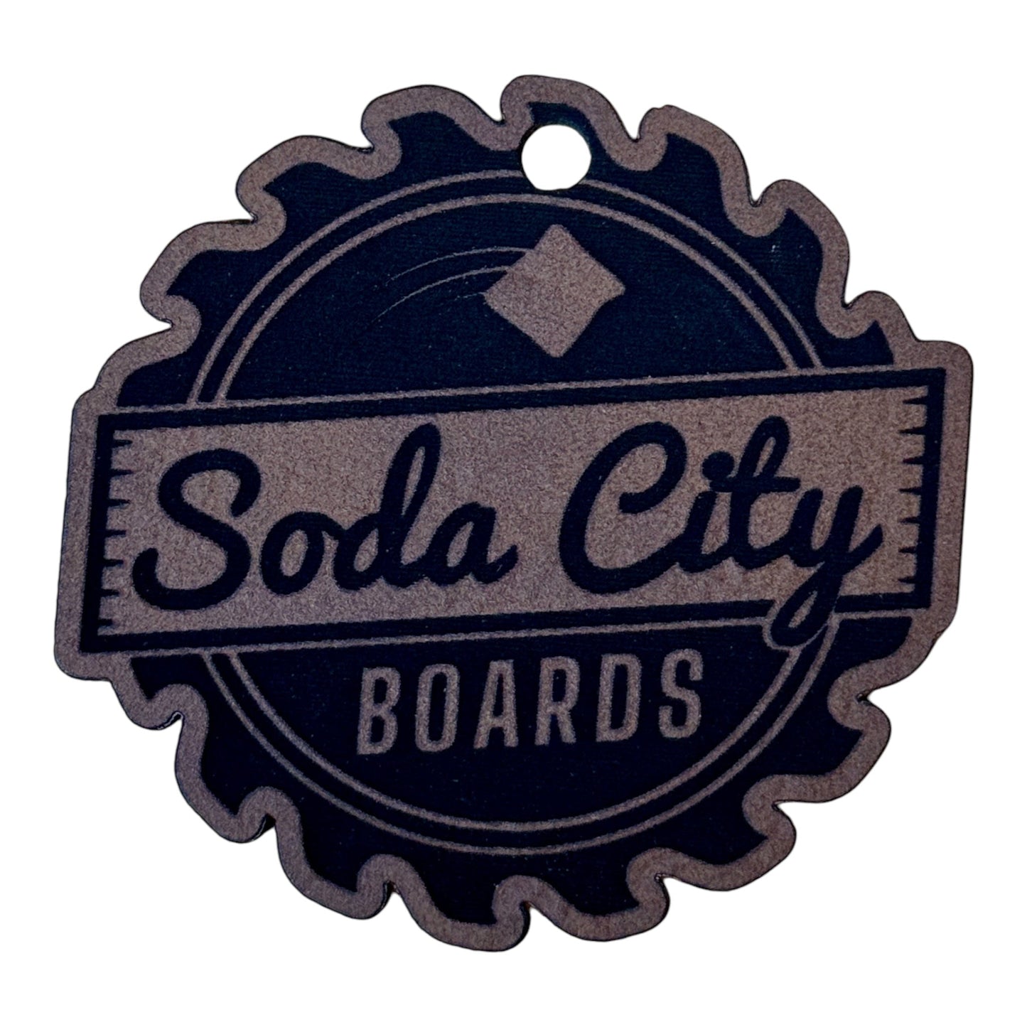 Columbia SC Skyline leatherette Patch - #LoneStar Adhesive#