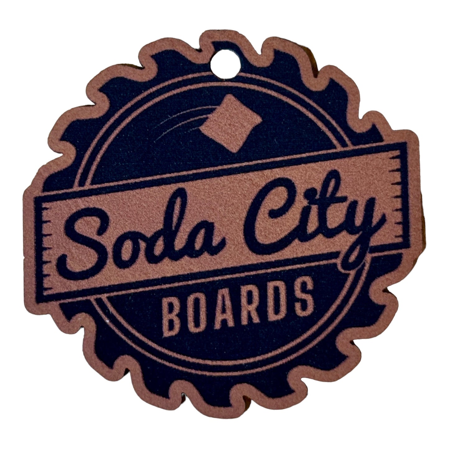 Columbia SC Skyline leatherette Patch - #LoneStar Adhesive#