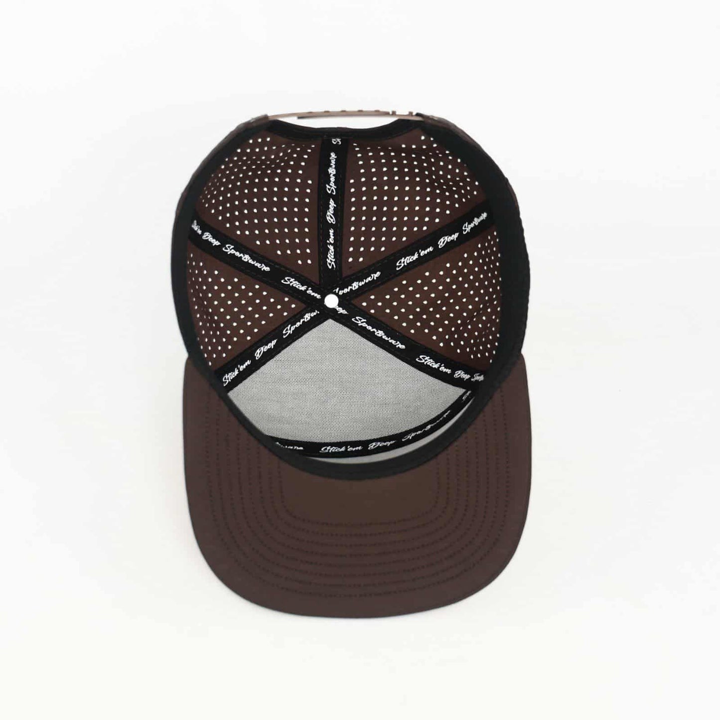 cork front with solid dark brown - LoneStar Adhesive