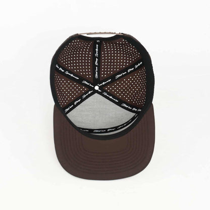 cork front with solid dark brown - LoneStar Adhesive