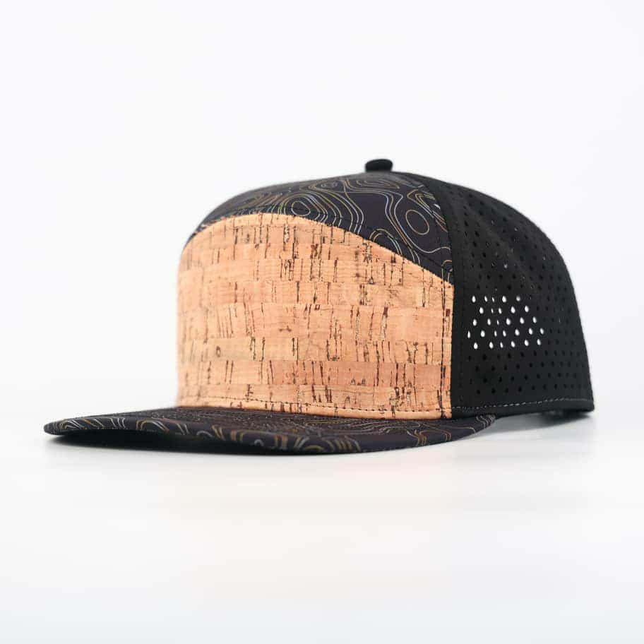 cork front with topo top and bill with black back - LoneStar Adhesive