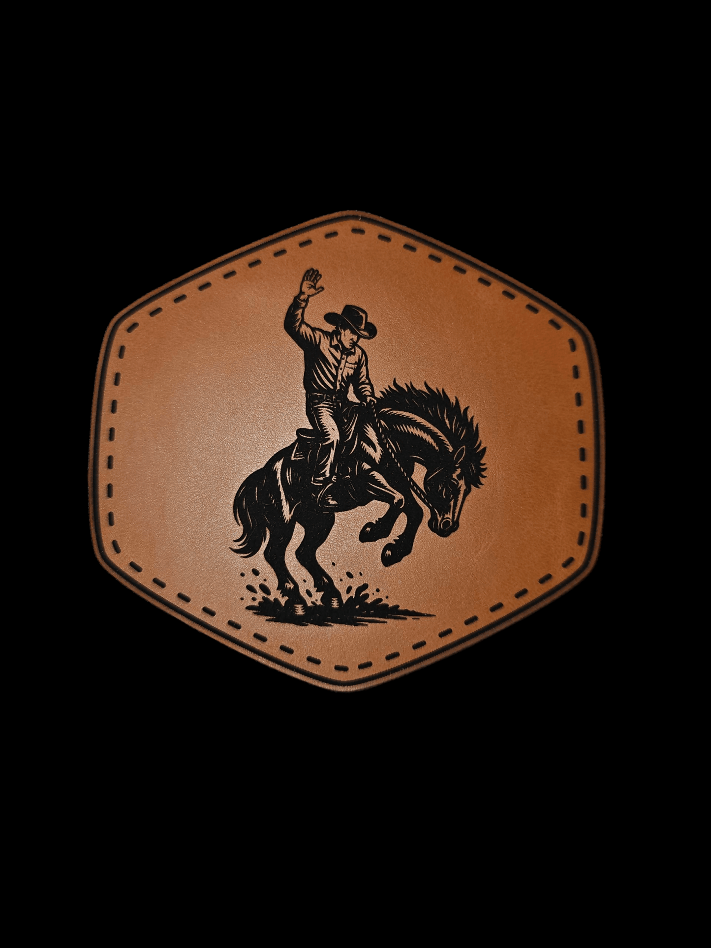 Cowboy Bronco Horse V1 - LoneStar Adhesive