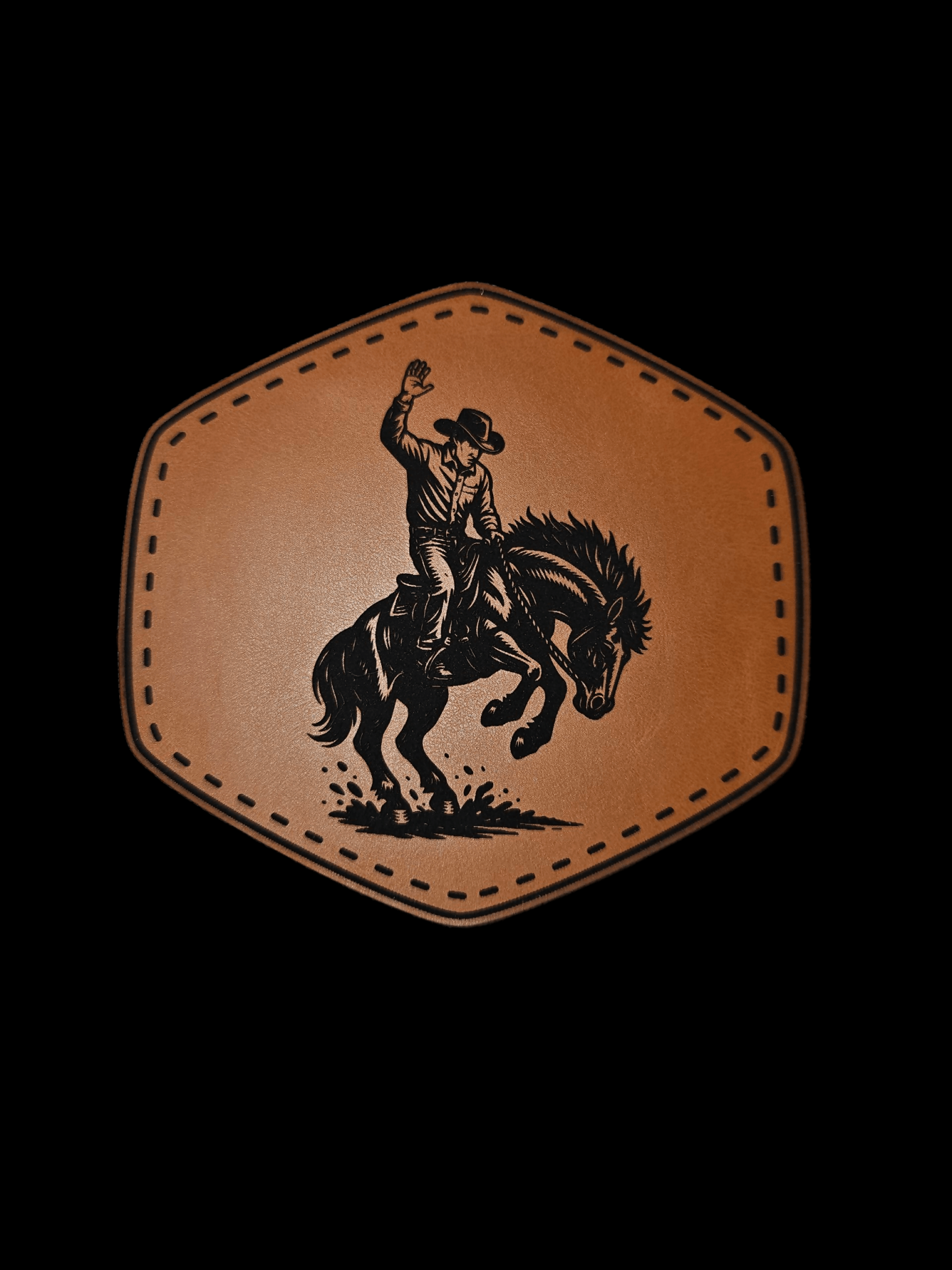 Cowboy Bronco Horse V1 - LoneStar Adhesive