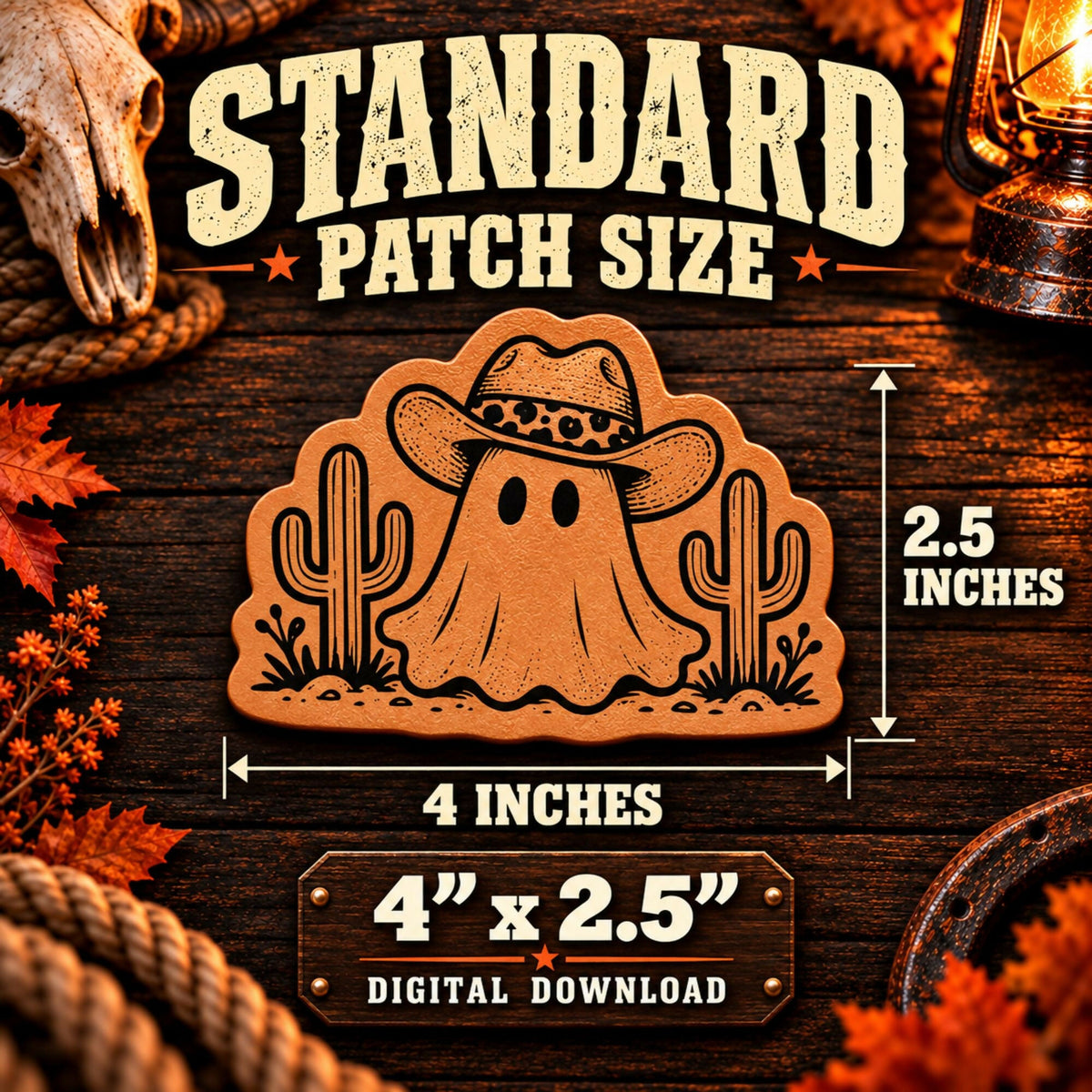 Cowboy Ghost SVG Bundle | 8 Western Halloween Laser Engraving Designs | Cowgirl Ghost Hat Patch Files | Digital Download - #LoneStar Adhesive#