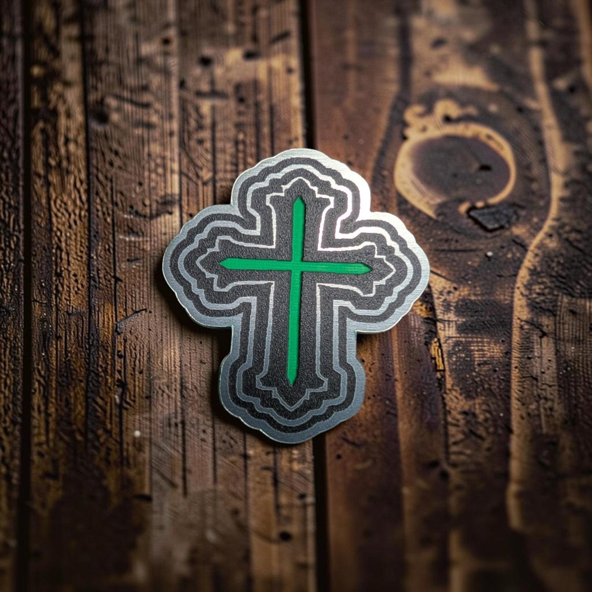 Layered Cross Hat Patch