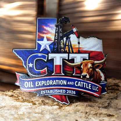 CTT Oil Exploration And Cattle Uv Patch - LoneStar Adhesive