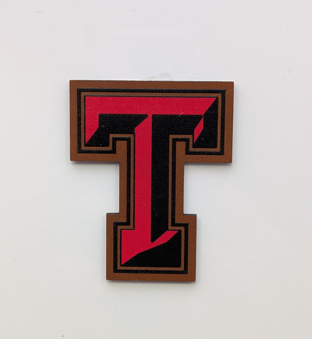 Custom Color UV Printed Heritage Leatherette Patches - LoneStar Adhesive