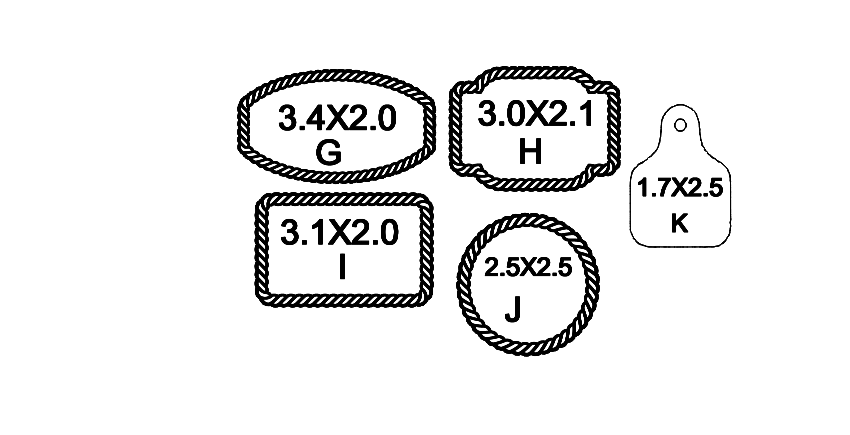 Custom Cowhide Patches - LoneStar Adhesive