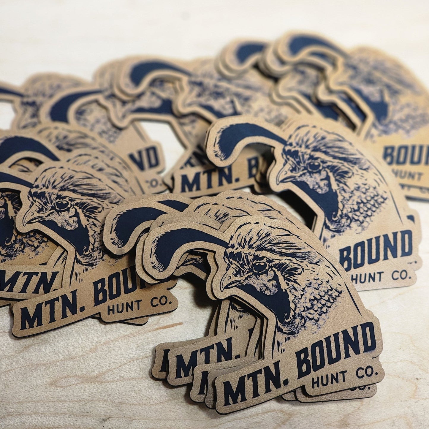 Custom Laser Engraved Leather or Acrylic Patches - Wholesale Packages - MR01 - LoneStar Adhesive