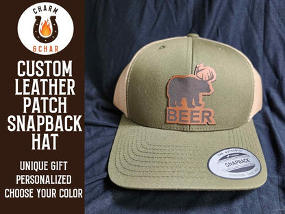 Custom Leather Patch Trucker Hats - Classic Colors - #LoneStar Adhesive#