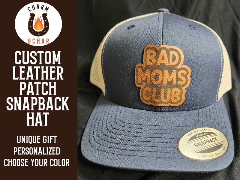 Custom Leather Patch Trucker Hats - Classic Colors - #LoneStar Adhesive#