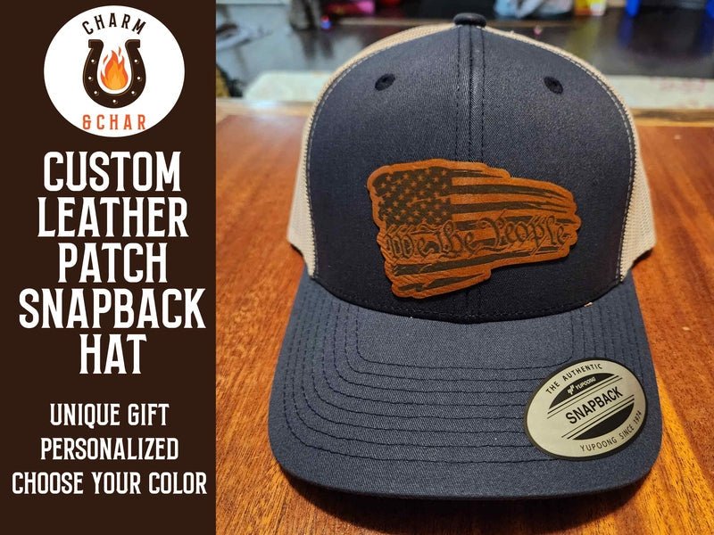 Custom Leather Patch Trucker Hats - Classic Colors - #LoneStar Adhesive#