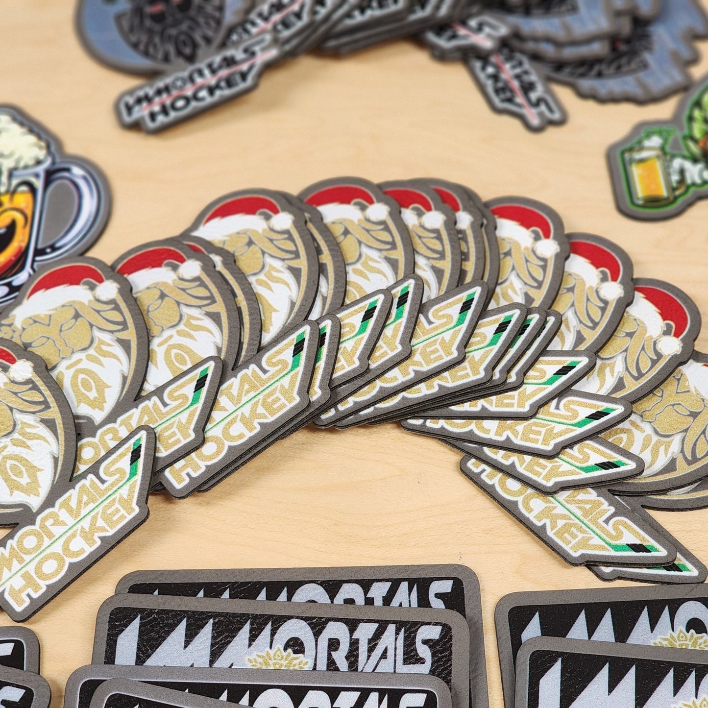 Custom UV Printed Leather or Acrylic Patches - Wholesale Packages - LoneStar Adhesive