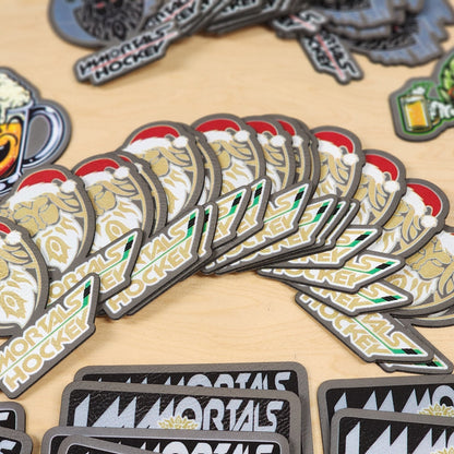 Custom UV Printed Leather or Acrylic Patches - Wholesale Packages - LoneStar Adhesive