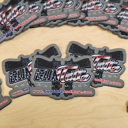 Custom UV Printed Leather or Acrylic Patches - Wholesale Packages - LoneStar Adhesive