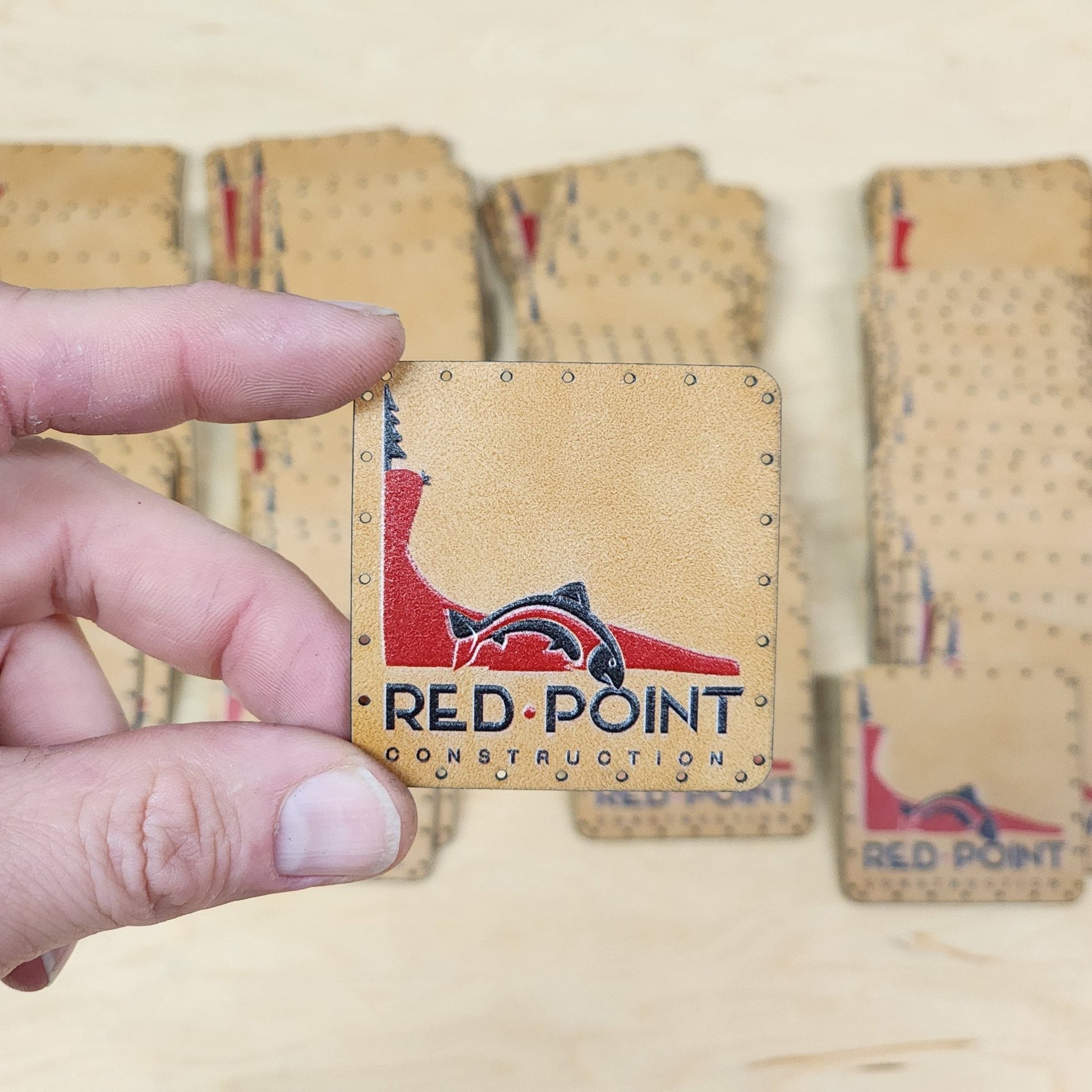 Custom UV Printed Leather or Acrylic Patches - Wholesale Packages - LoneStar Adhesive