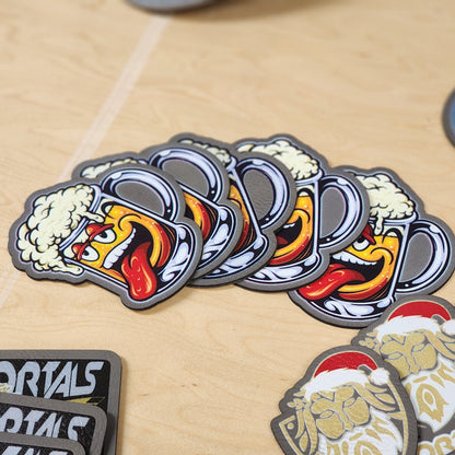 Custom UV Printed Leather or Acrylic Patches - Wholesale Packages - LoneStar Adhesive