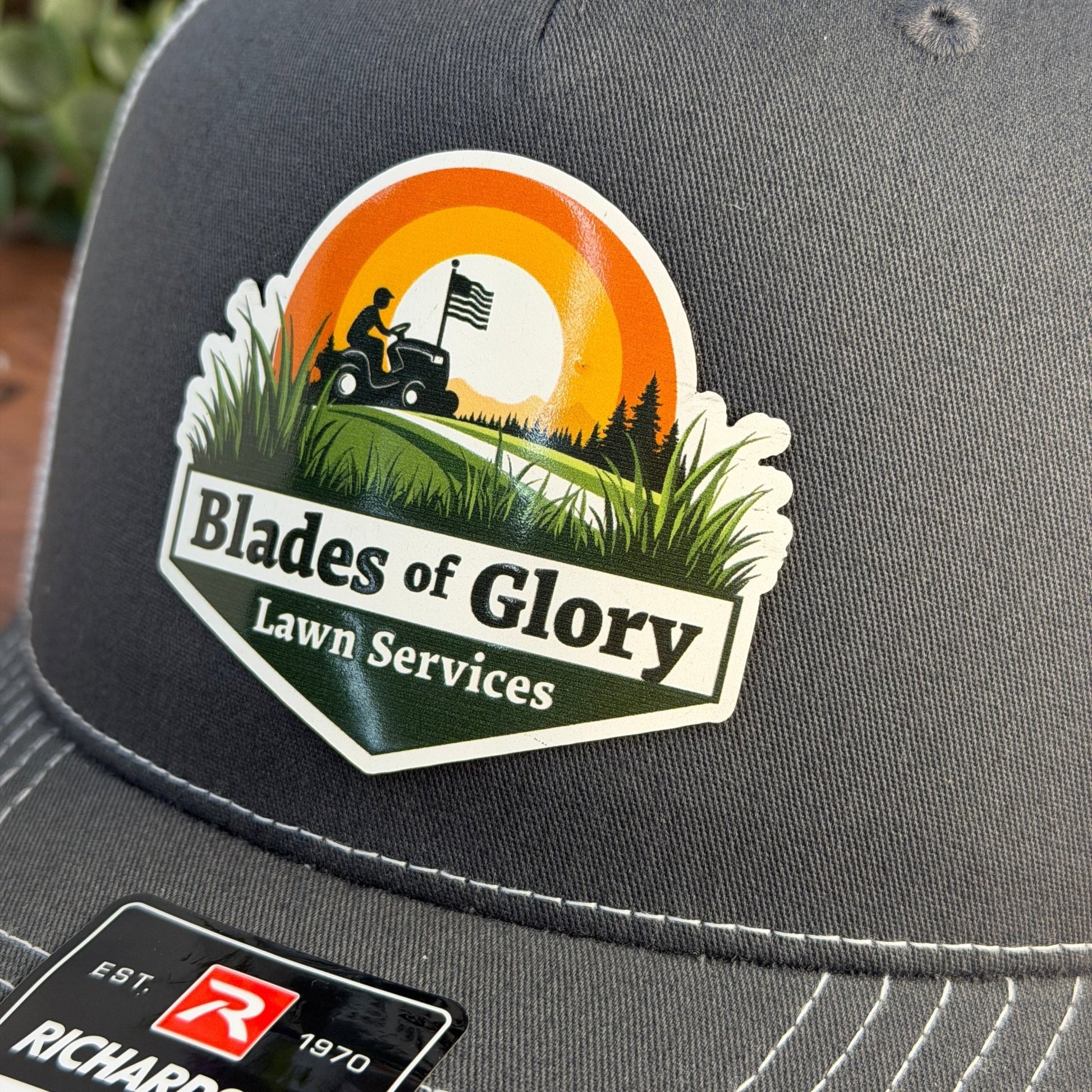 Custom UV Printed Leatherette Hat Patches | Wholesale - LoneStar Adhesive