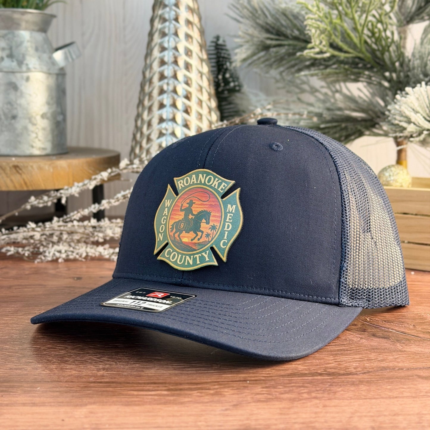 Custom UV Printed Leatherette Hat Patches | Wholesale - LoneStar Adhesive