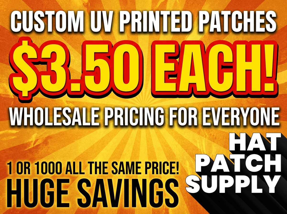 Custom UV Printed Patches - No Minimums - LoneStar Adhesive