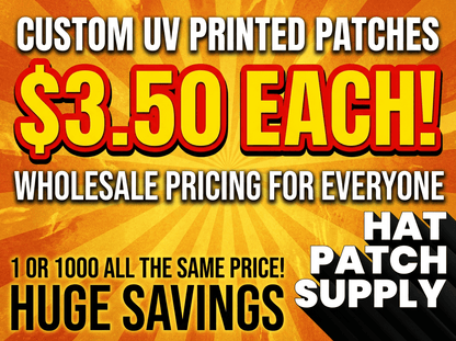 Custom UV Printed Patches - No Minimums - LoneStar Adhesive