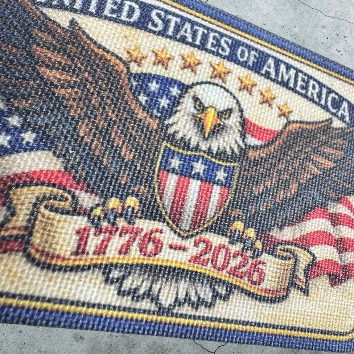 Custom UV Printed ProWeave Leatherette Hat Patches – Flexible Canvas - Texture Patch Option - LoneStar Adhesive