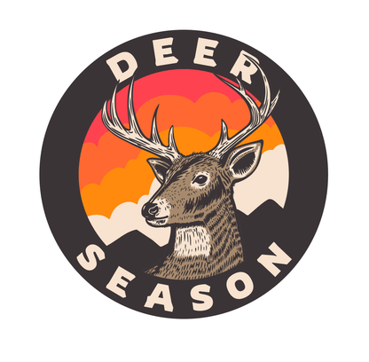 "Deer Season" UV Printed Patches - LoneStar Adhesive
