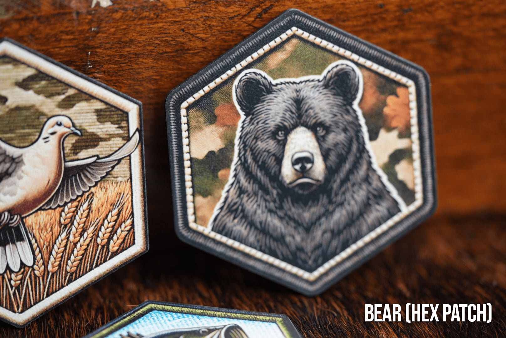 Die Cut UV Printed Patches: Fishing/Hunting Themed (2" & Larger) - LoneStar Adhesive