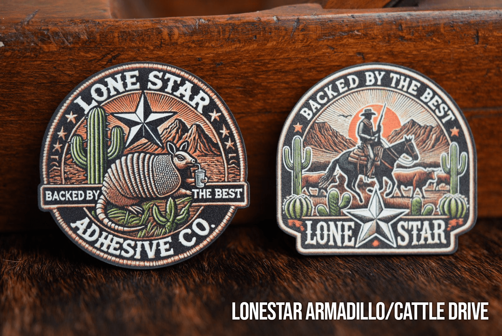 Die Cut UV Printed Patches: Fishing/Hunting Themed (2" & Larger) - LoneStar Adhesive
