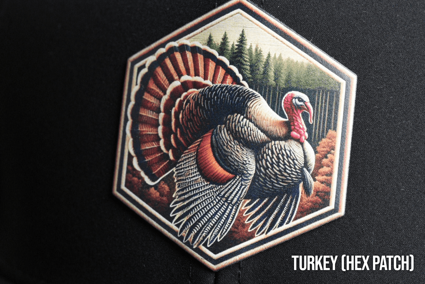 Die Cut UV Printed Patches: Fishing/Hunting Themed (2" & Larger) - LoneStar Adhesive