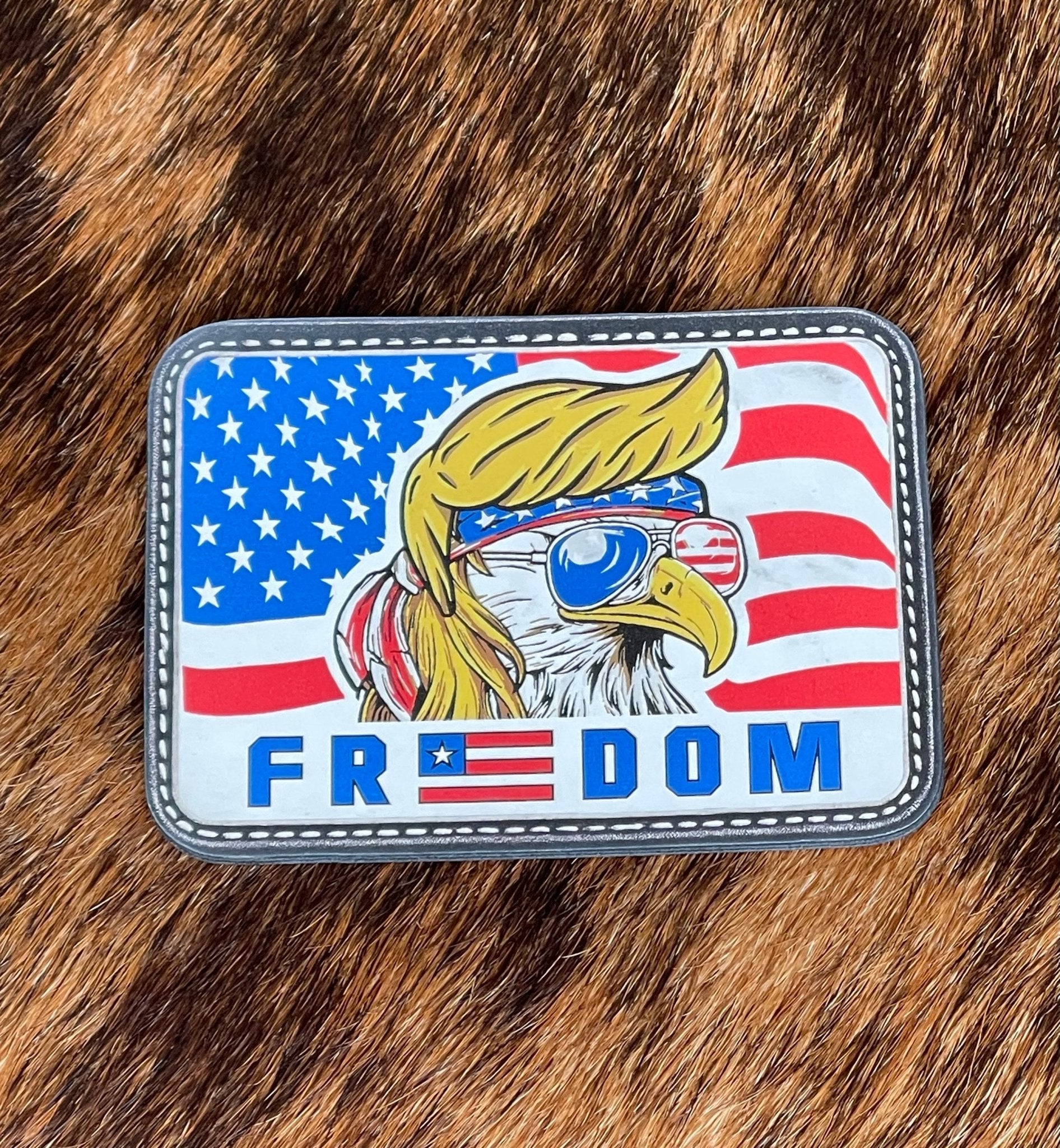 Die Cut UV Printed Patches: Patriotic Themed (2" & Larger) - LoneStar Adhesive