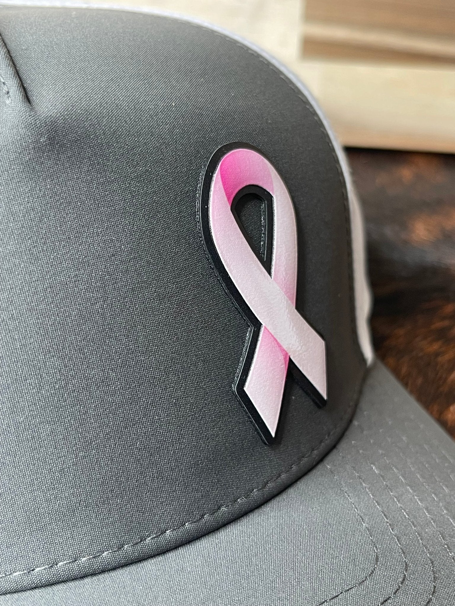 Die Cut UV Printed Texture Build Awareness Ribbon - LoneStar Adhesive