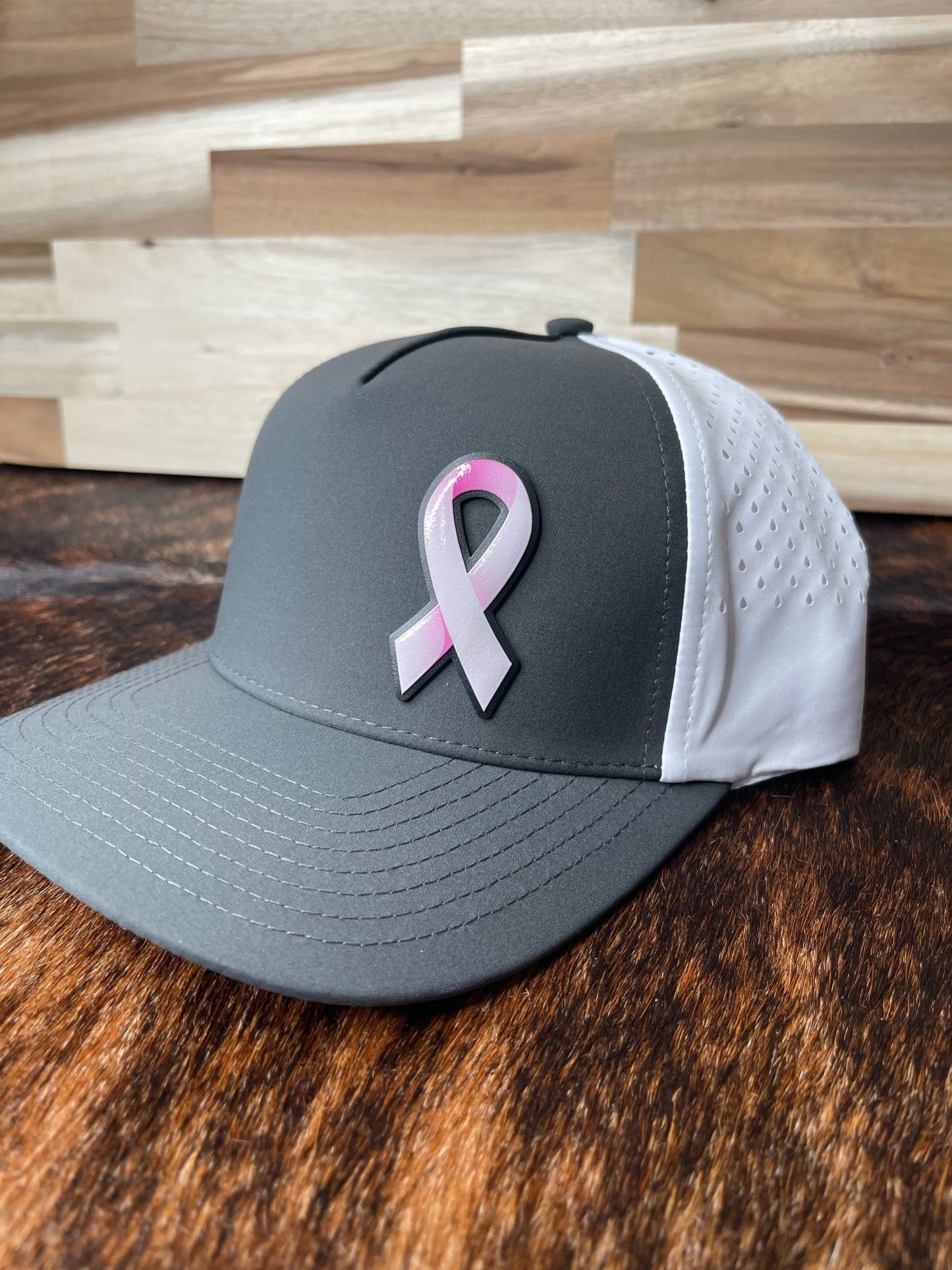 Die Cut UV Printed Texture Build Awareness Ribbon - LoneStar Adhesive