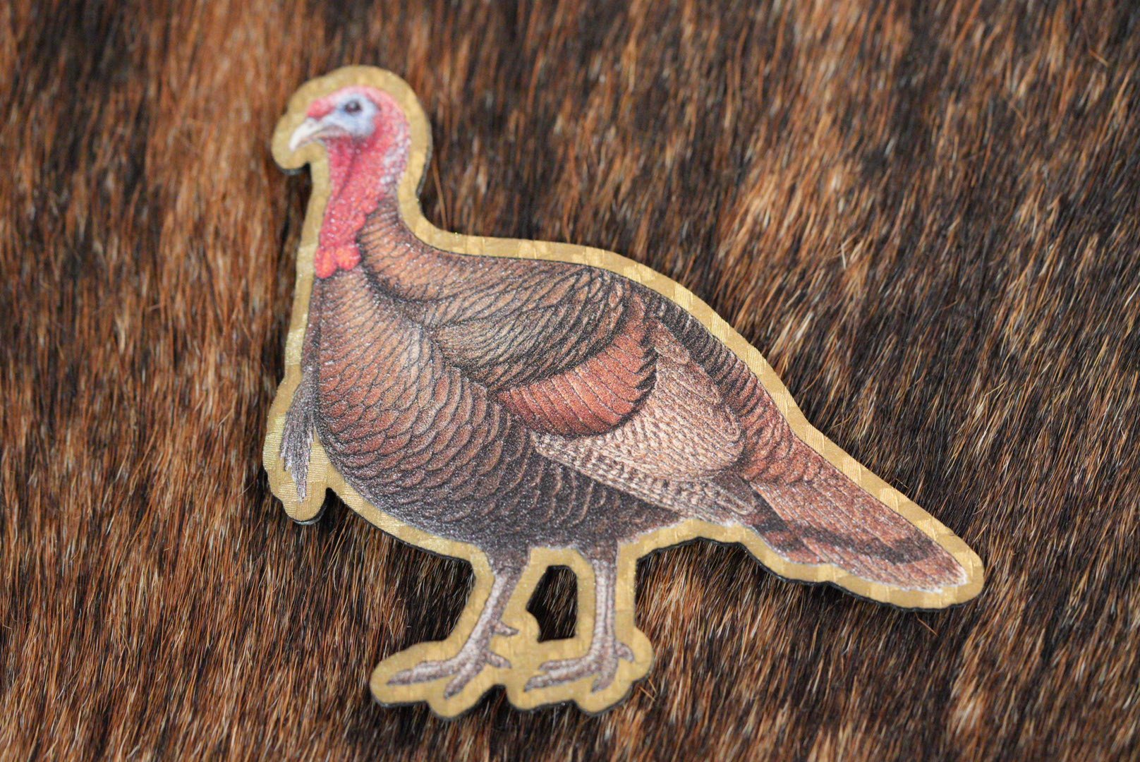 Die Cut UV Printed Texture Build Fish & Animal Patches - LoneStar Adhesive