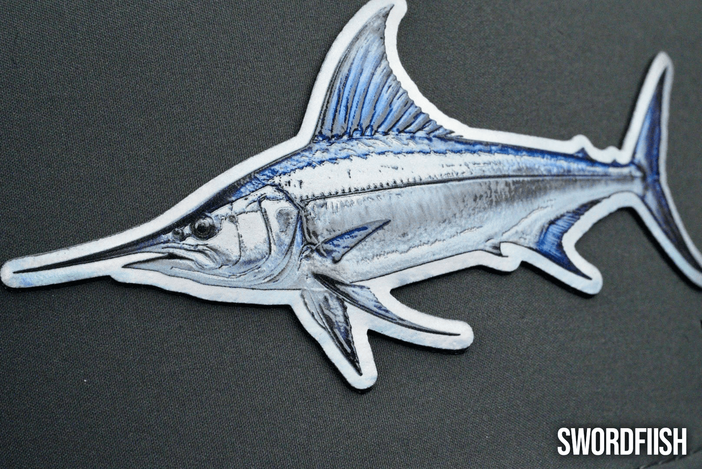 Die Cut UV Printed Texture Build Fish Patches - LoneStar Adhesive