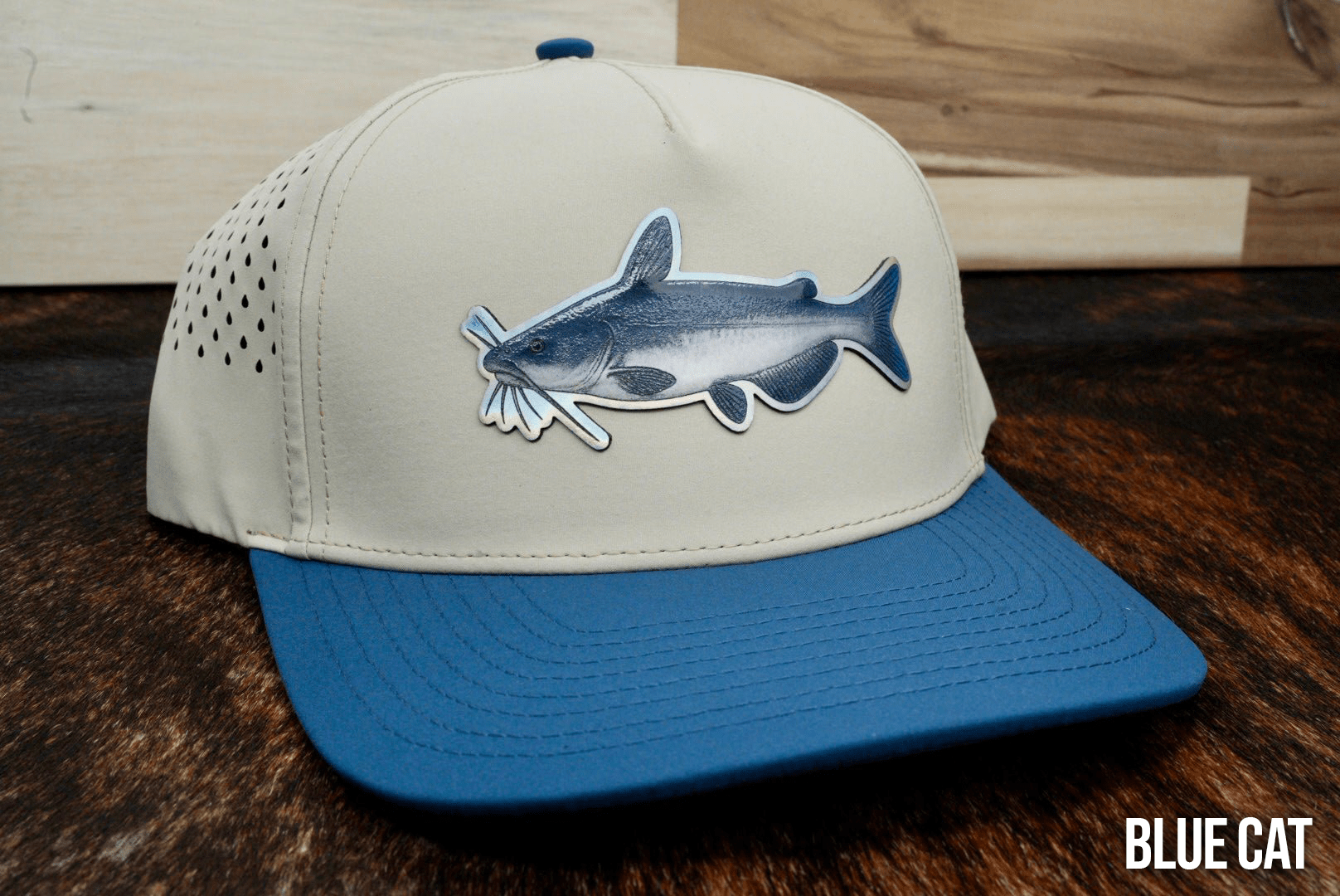 Die Cut UV Printed Texture Build Fish Patches - LoneStar Adhesive