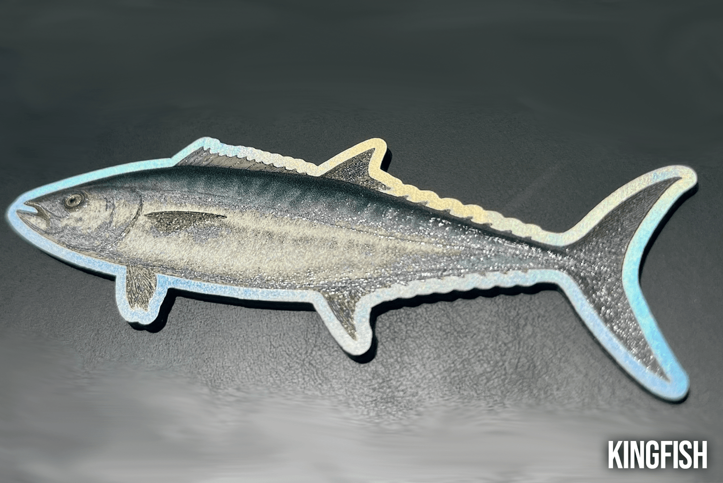 Die Cut UV Printed Texture Build Fish Patches - LoneStar Adhesive