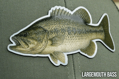 Die Cut UV Printed Texture Build Fish Patches - LoneStar Adhesive