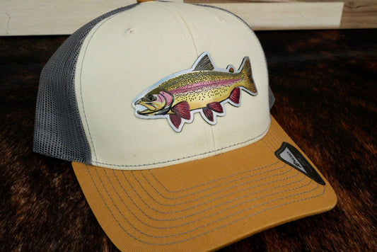 Die Cut UV Printed Texture Build Fish Patches - LoneStar Adhesive