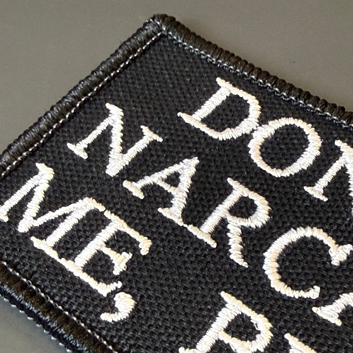 Don't Narcan Me Bro Funny Morale Patch, 2x3" | Made in USA | VELCRO® Brand Hook Backing - #LoneStar Adhesive#