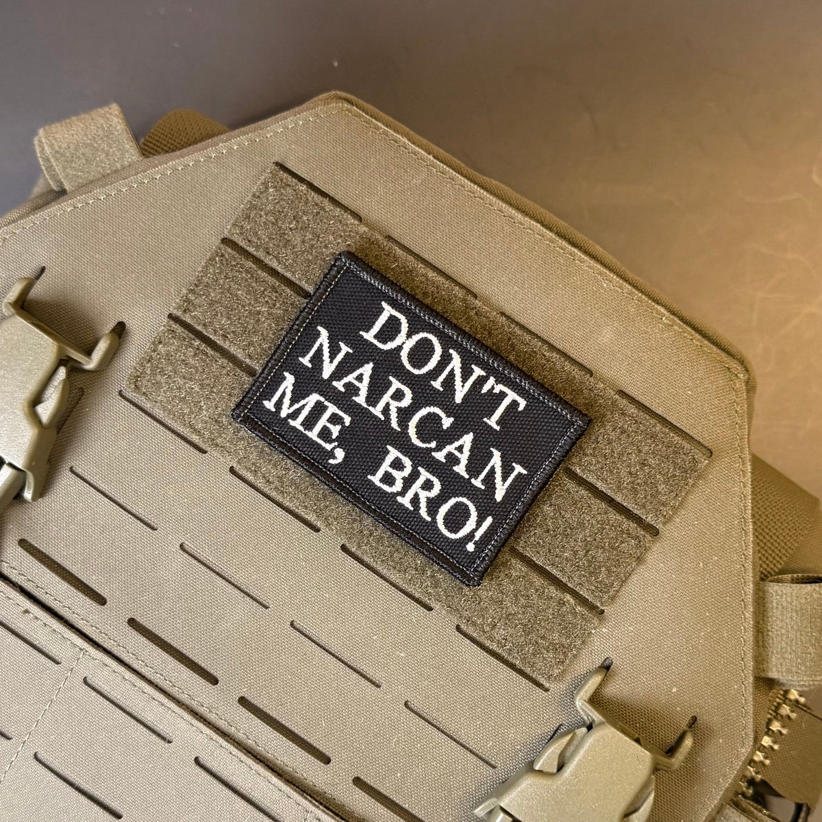 Don't Narcan Me Bro Funny Morale Patch, 2x3" | Made in USA | VELCRO® Brand Hook Backing - #LoneStar Adhesive#